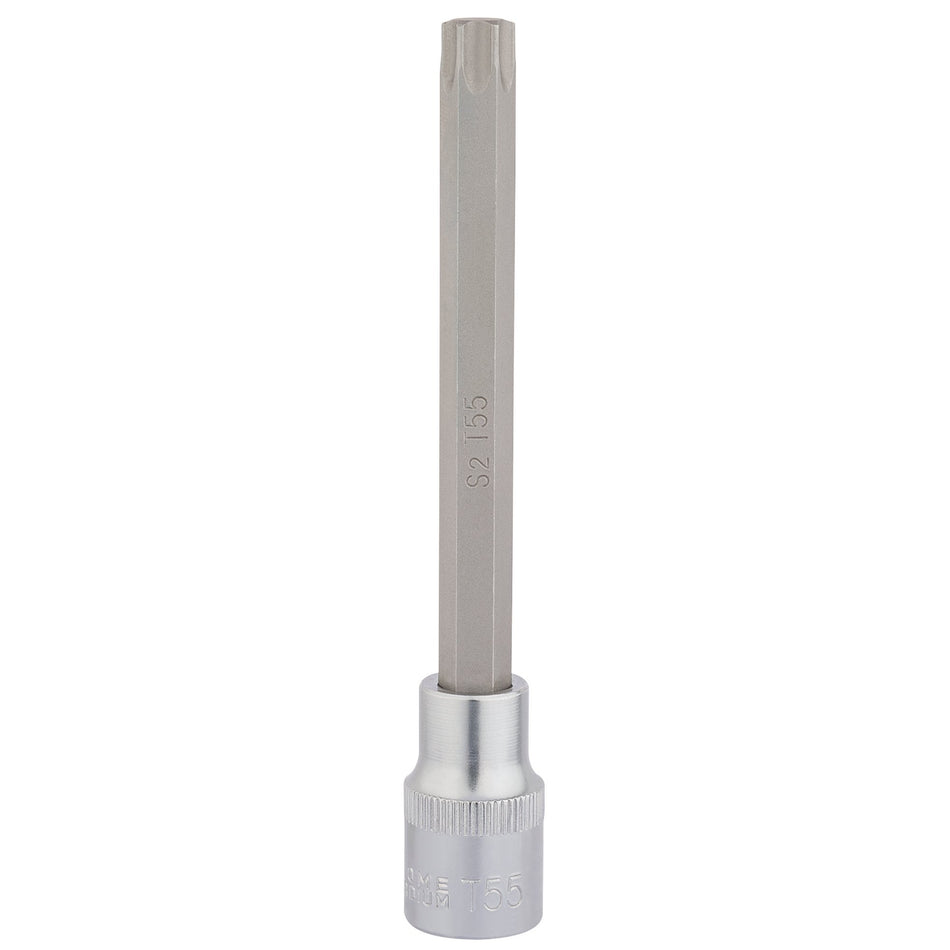 Draper-TX-STAR®-Socket-Bit,-1/2"-Sq.-Dr.,-T55-x-140mm