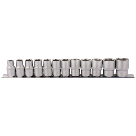 Socket-Set-on-Metal-Rail,-1/2"-Sq.-Dr.-(12-Piece)