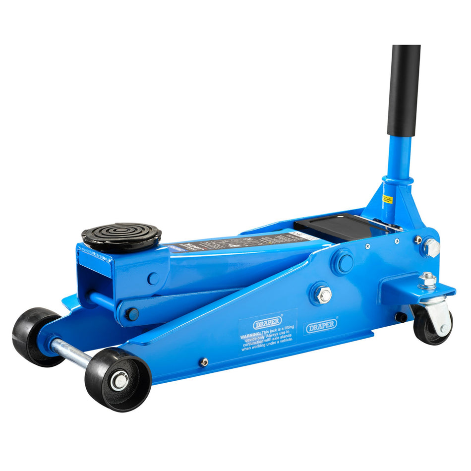 Heavy-Duty-Trolley-Jack-with-Twin-Pistons,-3-Tonne