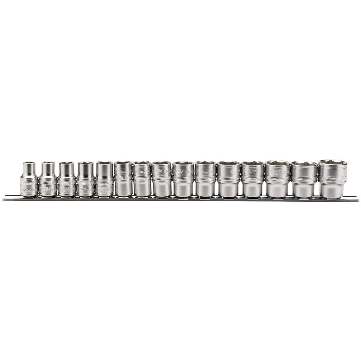 Draper-Expert-Metric-Socket-on-a-Metal-Rail,-1/2"-Sq.-Dr.-(15-Piece)