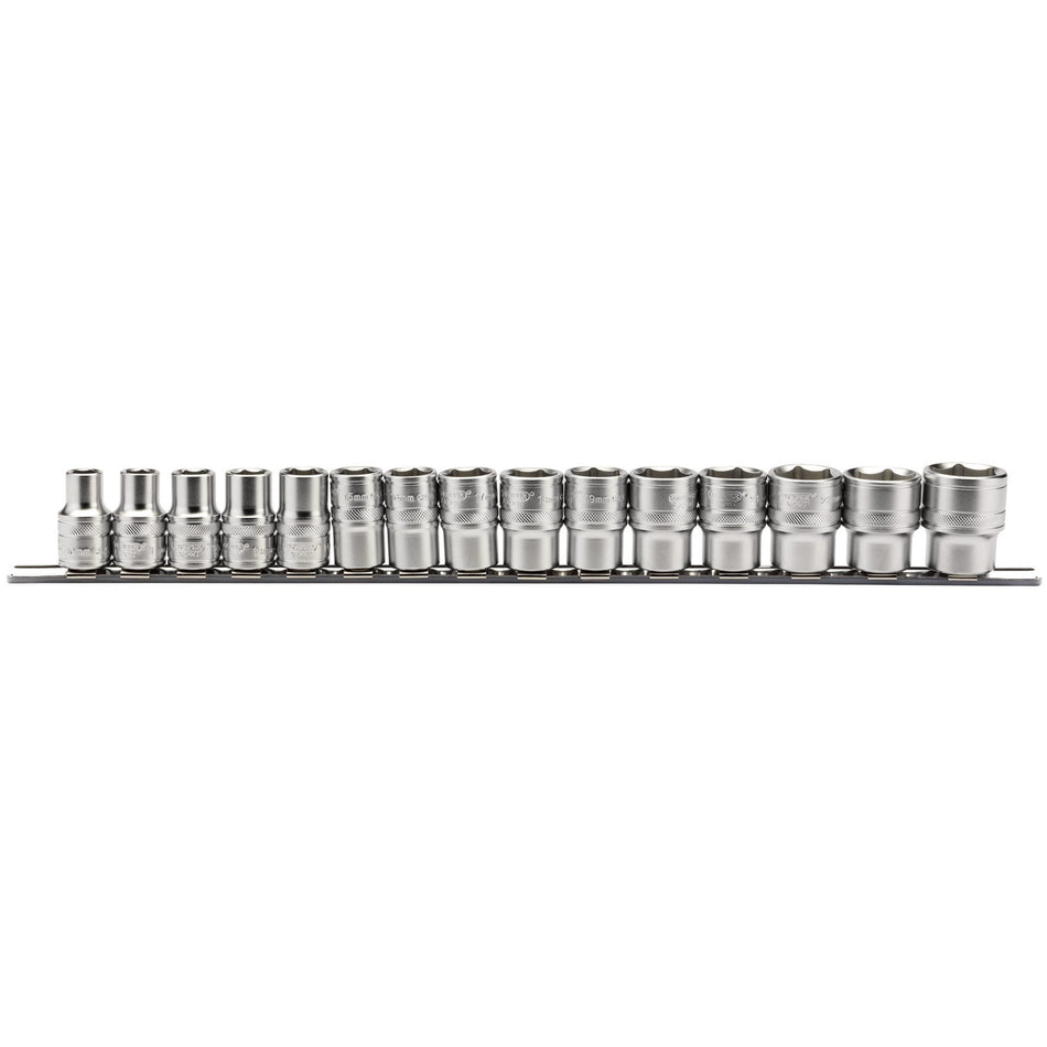Draper-Expert-Metric-Socket-on-a-Metal-Rail,-1/2"-Sq.-Dr.-(15-Piece)