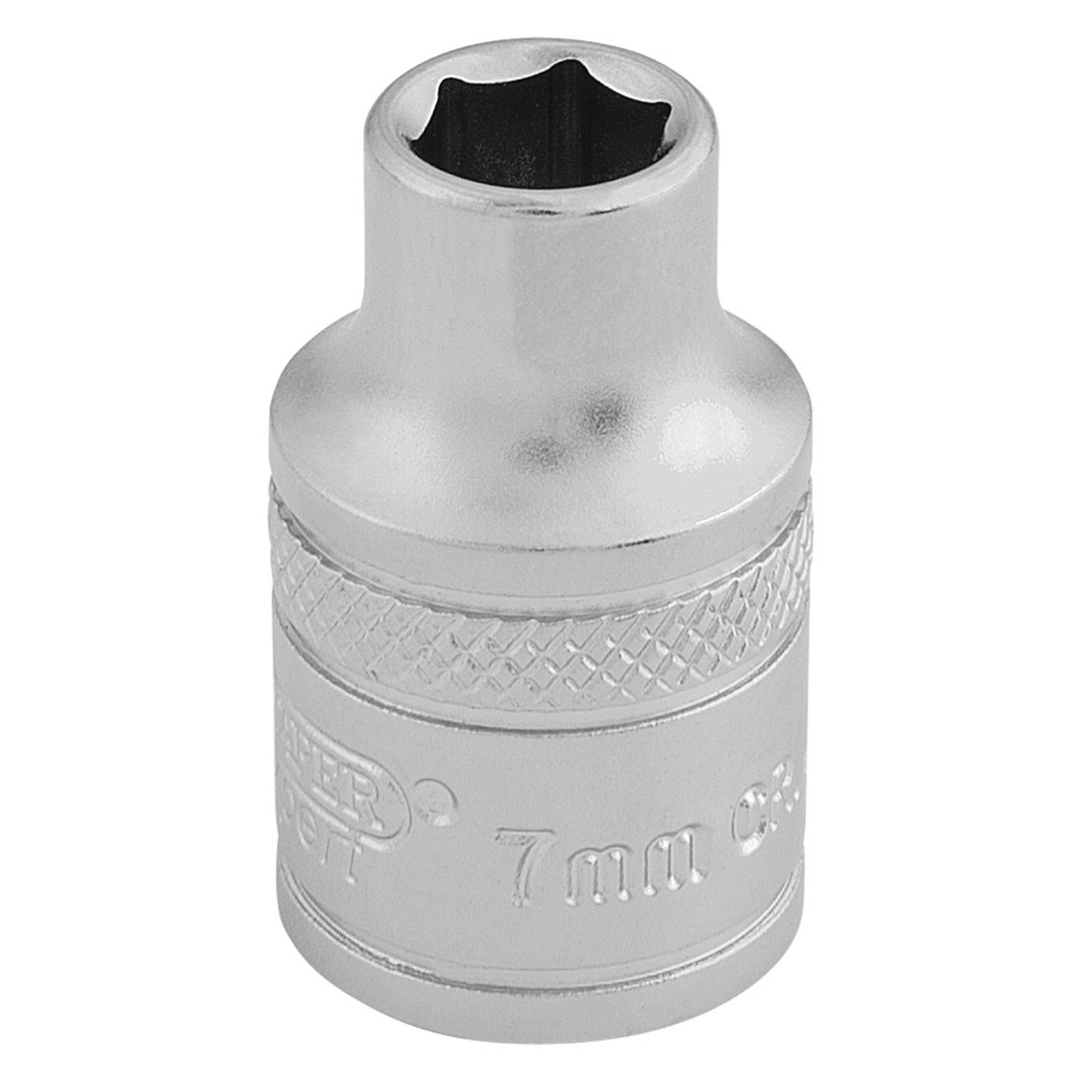 6-Point-Metric-Socket,-3/8"-Sq.-Dr.,-7mm