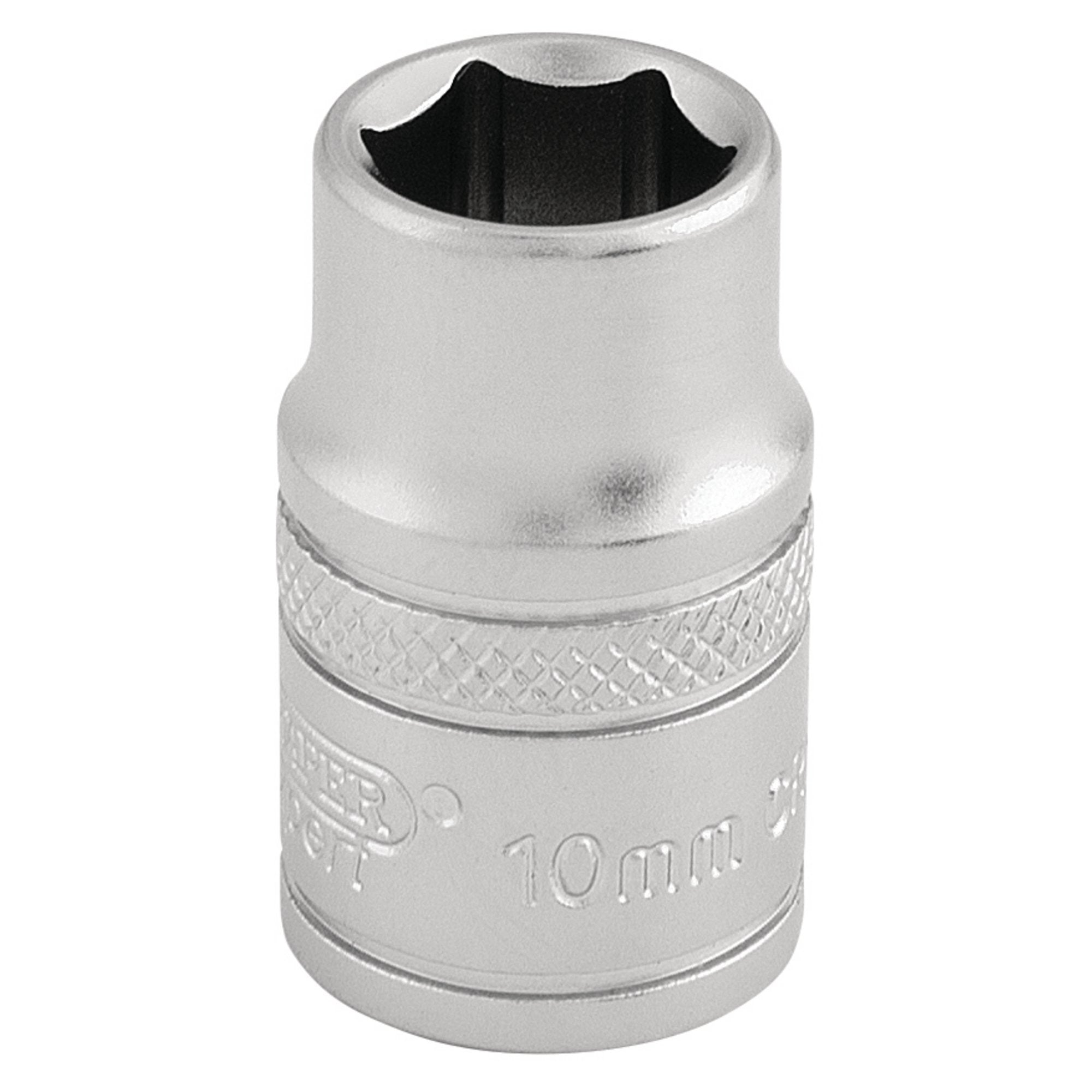6-Point-Metric-Socket,-3/8"-Sq.-Dr.,-10mm