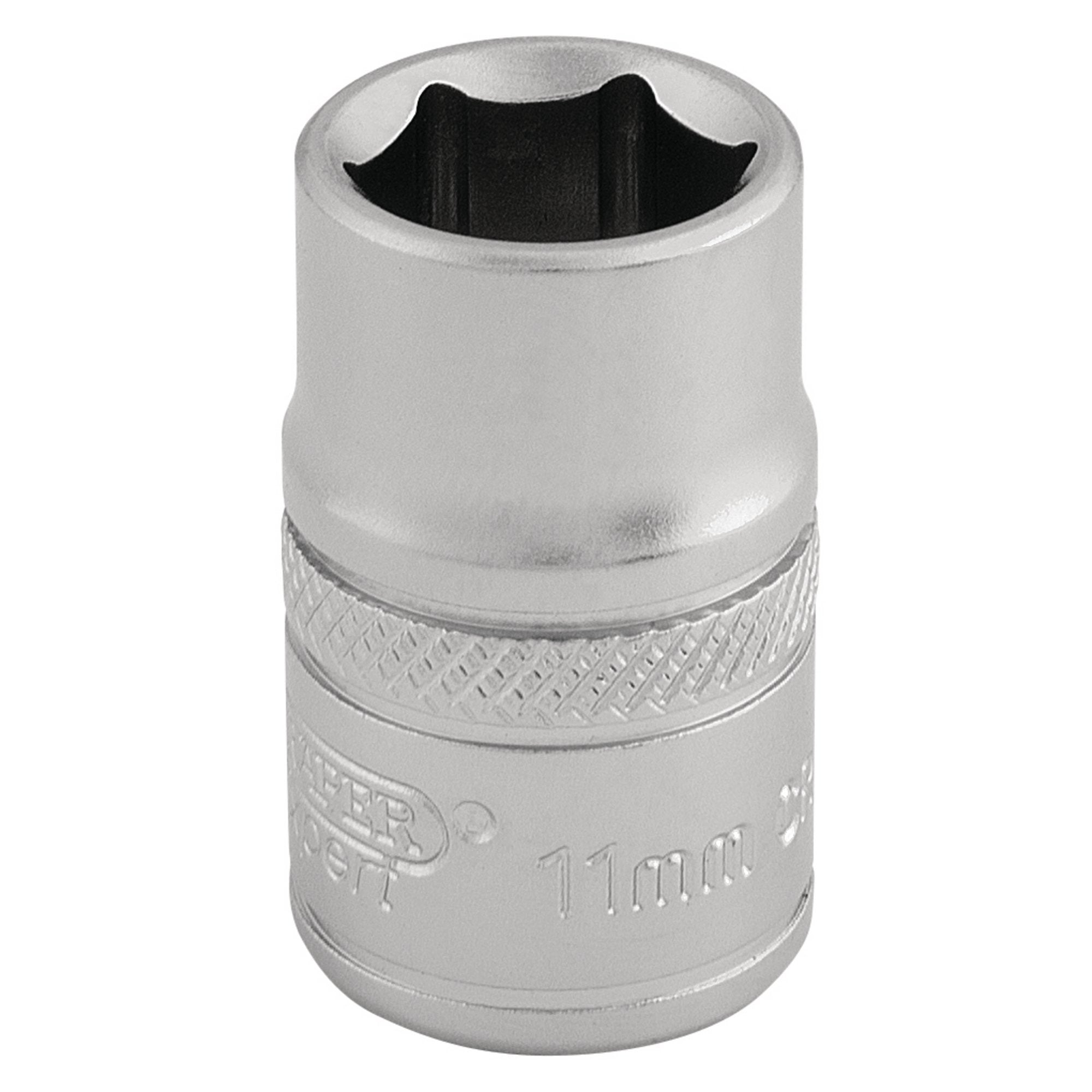 6-Point-Metric-Socket,-3/8"-Sq.-Dr.,-11mm