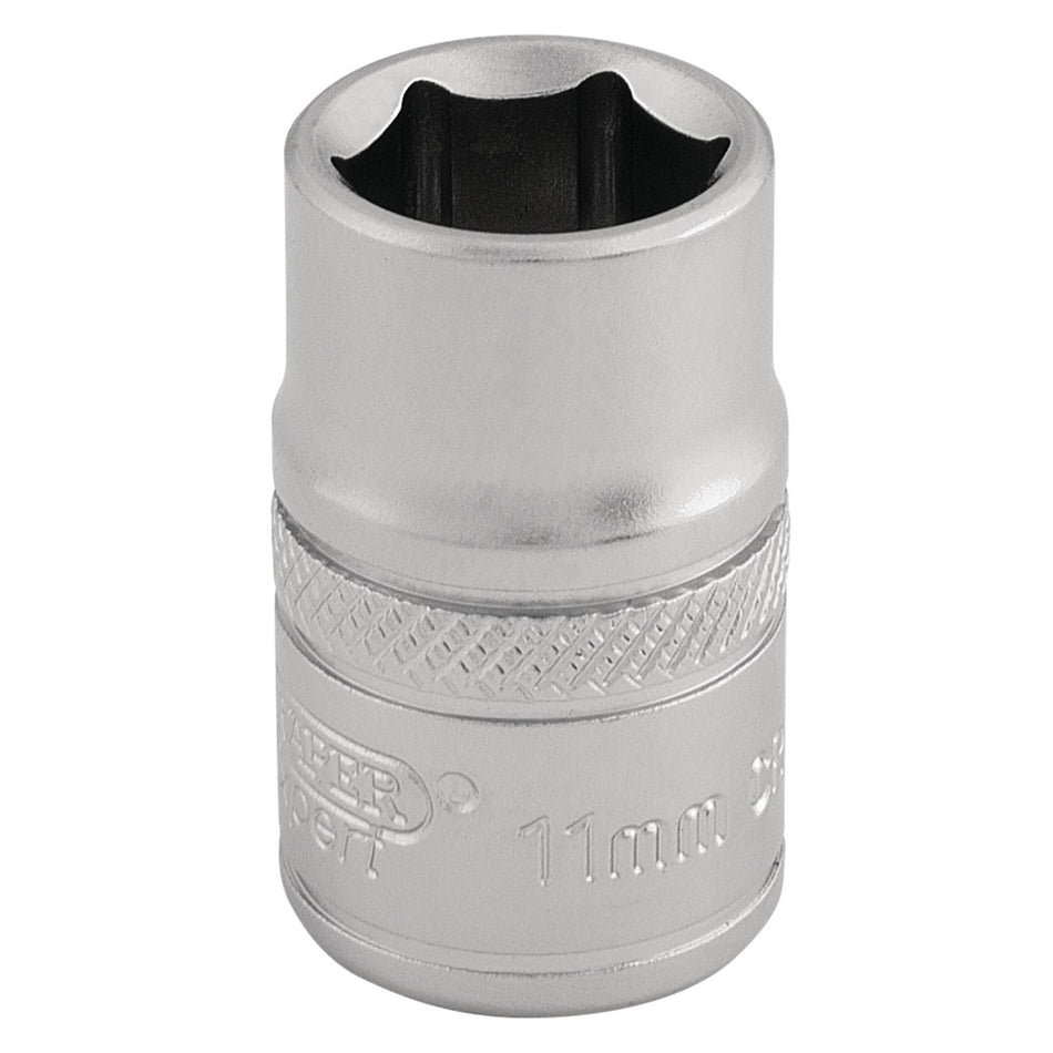 6-Point-Metric-Socket,-3/8"-Sq.-Dr.,-11mm