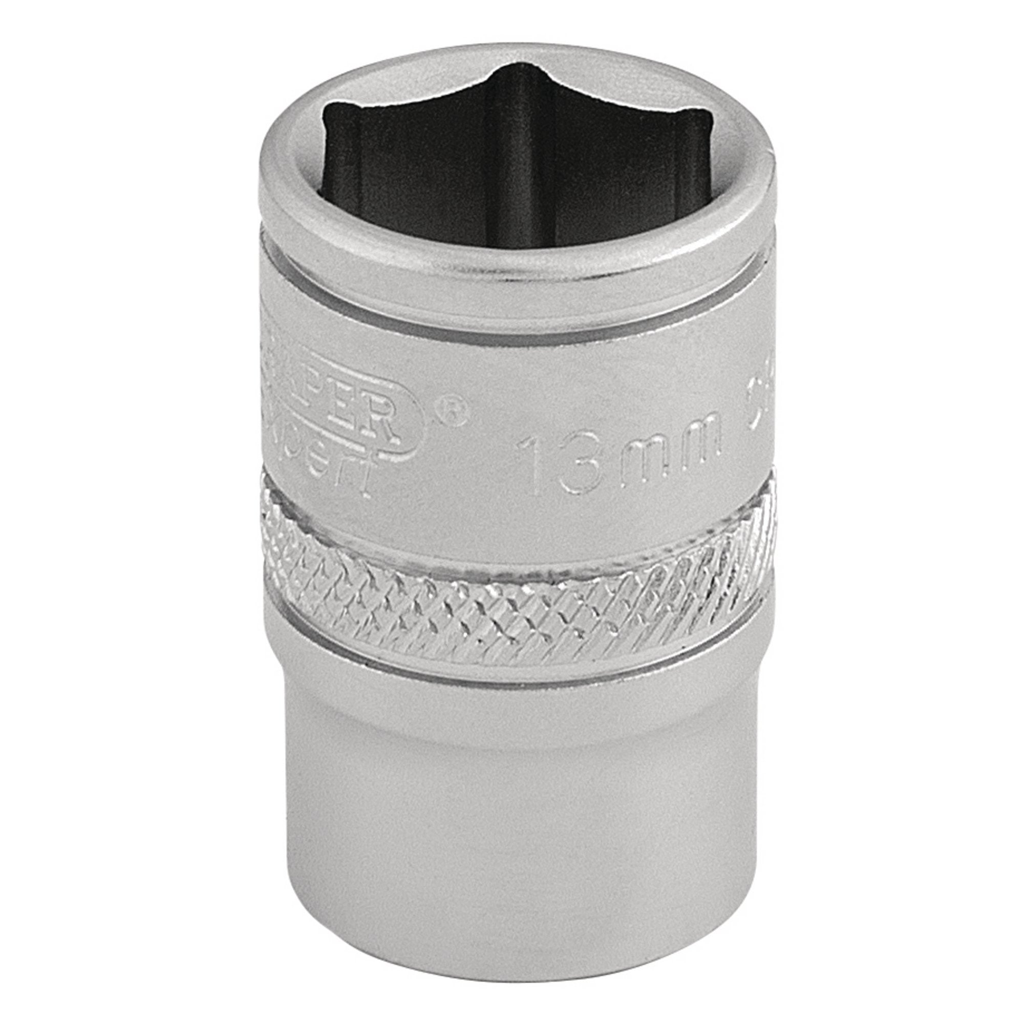 6-Point-Metric-Socket,-3/8"-Sq.-Dr.,-13mm