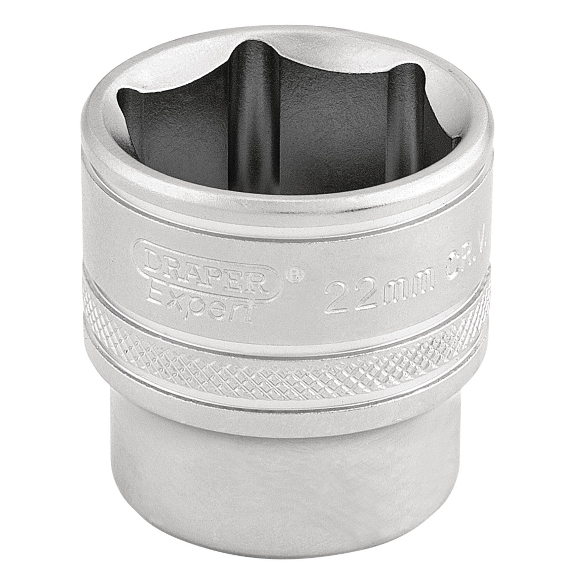 6-Point-Metric-Socket,-3/8"-Sq.-Dr.,-22mm