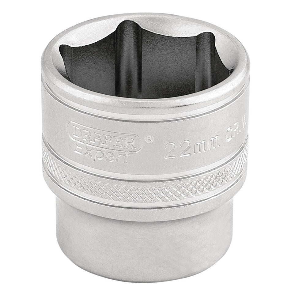 6-Point-Metric-Socket,-3/8"-Sq.-Dr.,-22mm