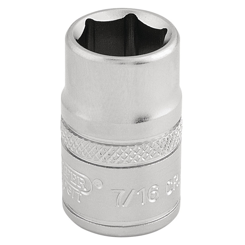 6-Point-Imperial-Socket,-3/8"-Sq.-Dr.,-7/16"