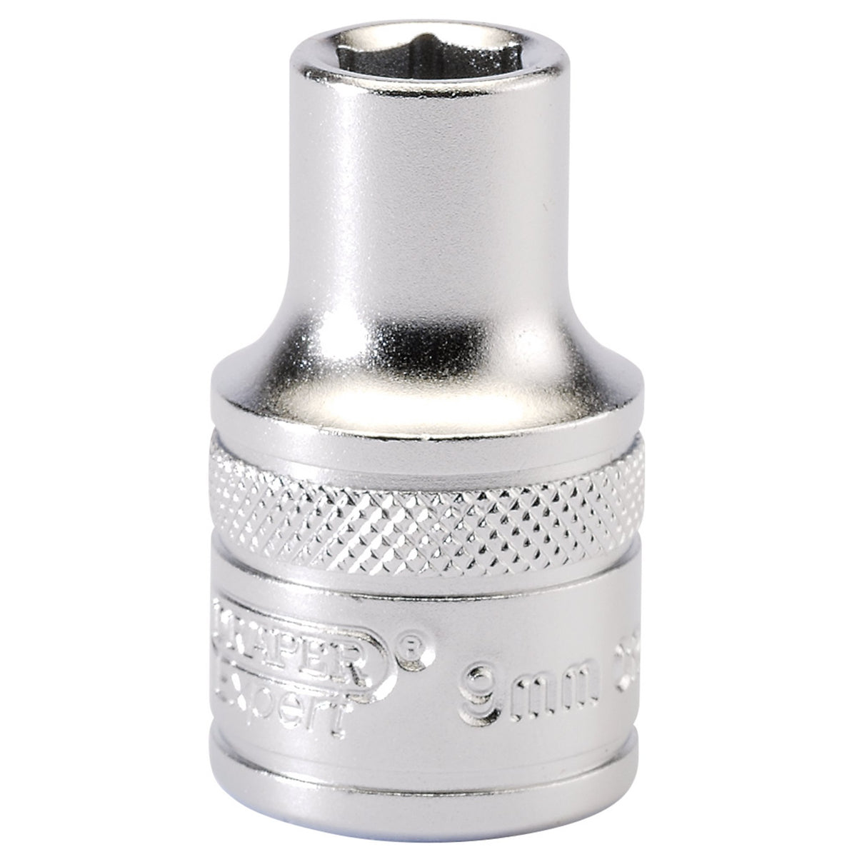6-Point-Metric-Socket,-1/2"-Sq.-Dr.,-9mm