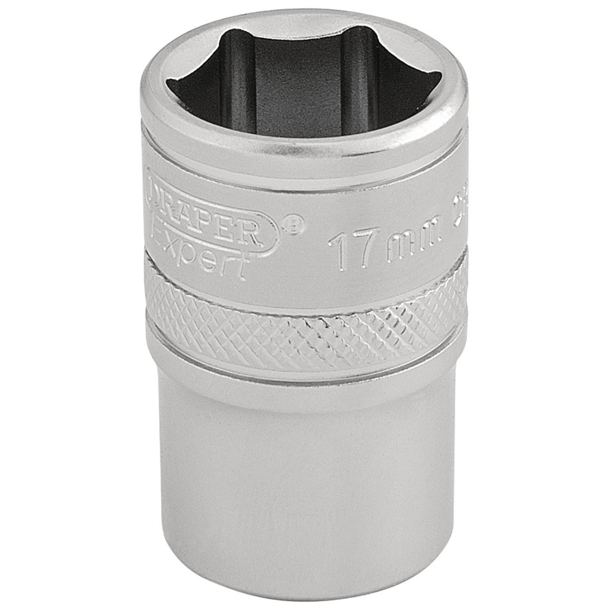 6-Point-Metric-Socket,-1/2"-Sq.-Dr.,-17mm