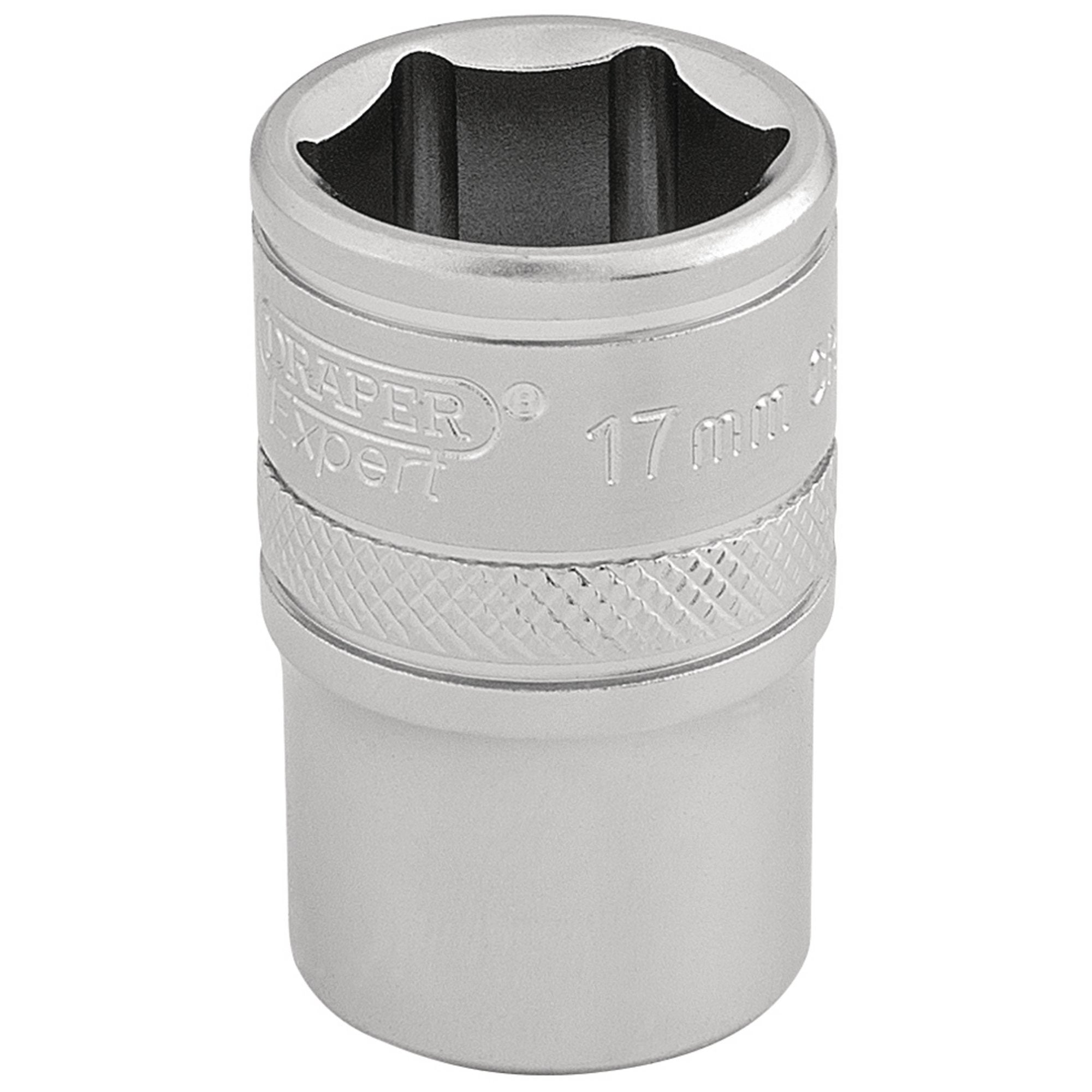 6-Point-Metric-Socket,-1/2"-Sq.-Dr.,-17mm