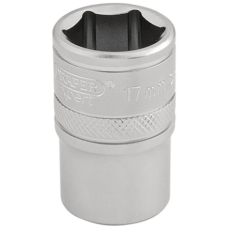 6-Point-Metric-Socket,-1/2"-Sq.-Dr.,-17mm