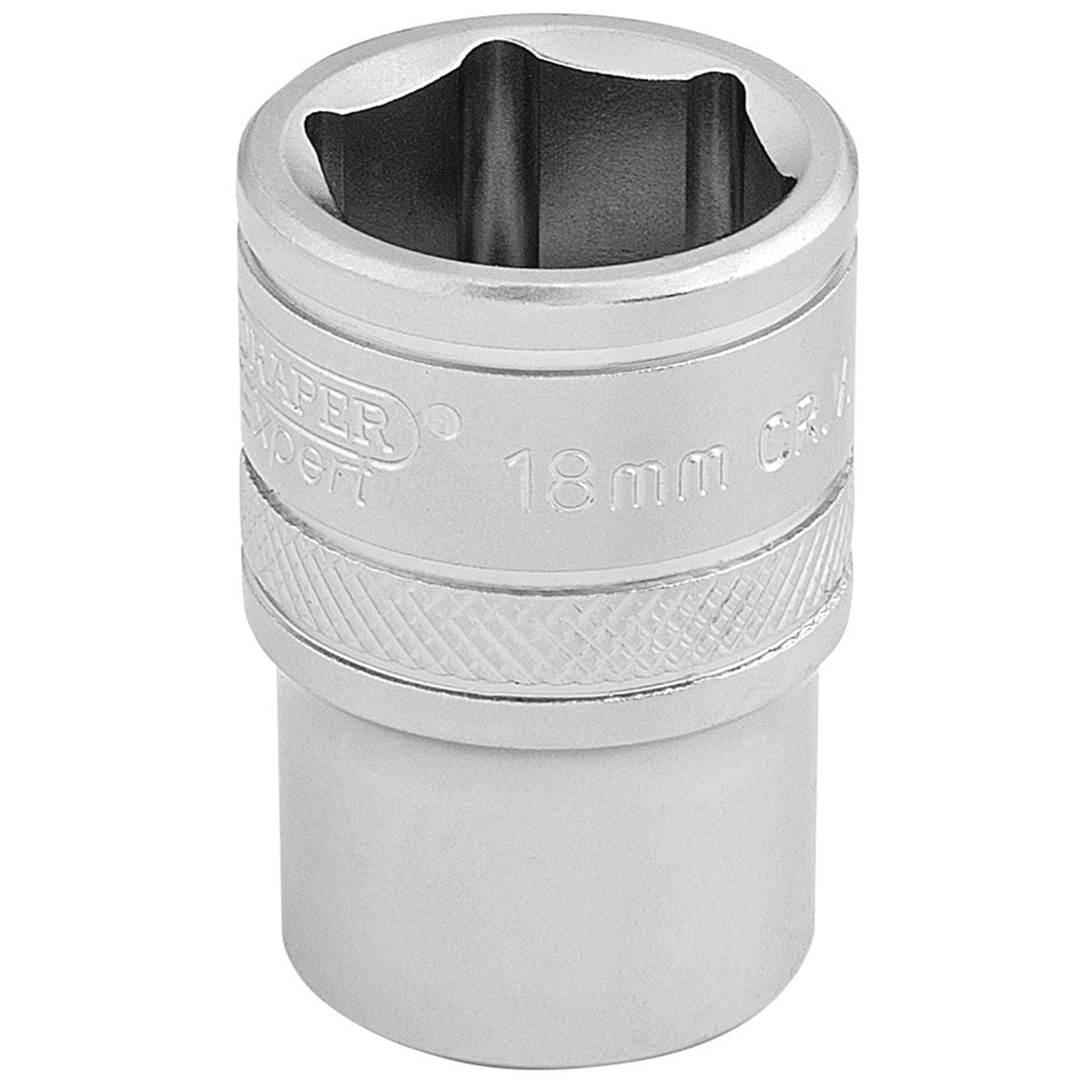 6-Point-Metric-Socket,-1/2"-Sq.-Dr.,-18mm