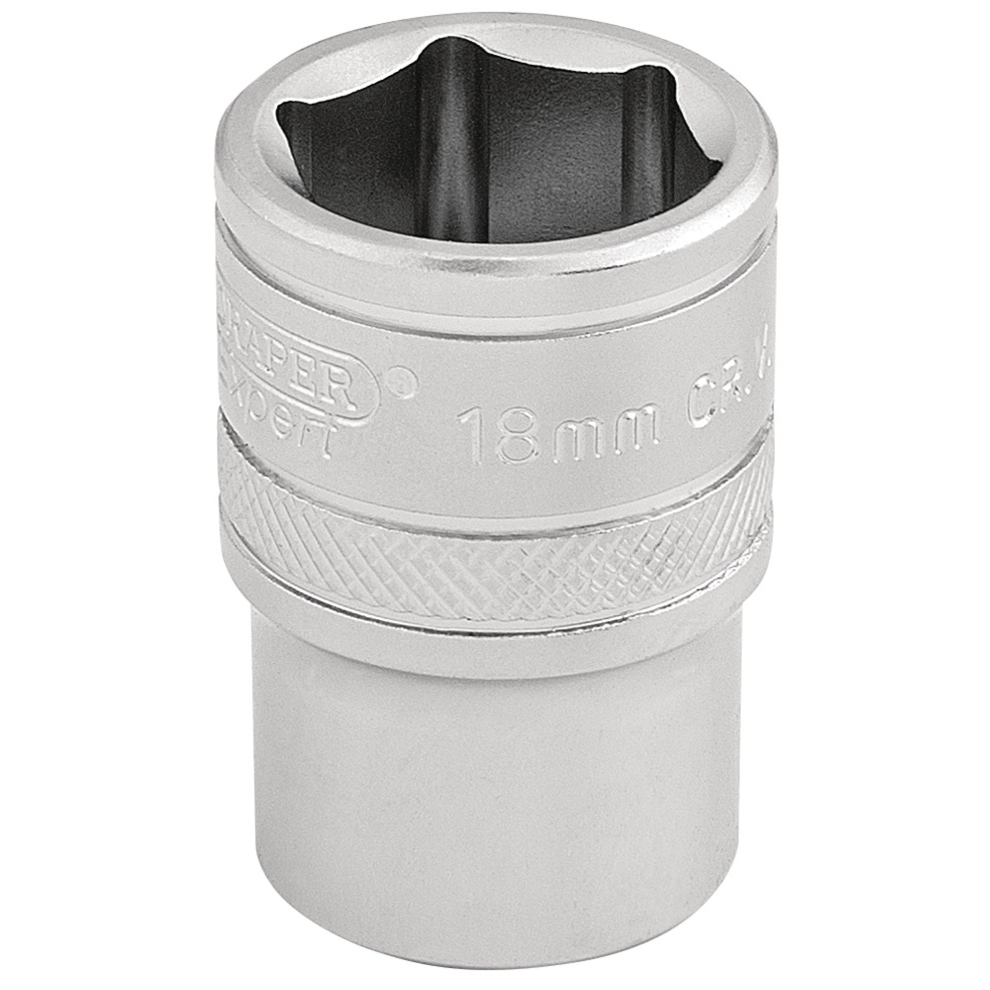 6-Point-Metric-Socket,-1/2"-Sq.-Dr.,-18mm