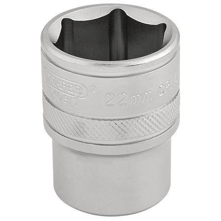 6-Point-Metric-Socket,-1/2"-Sq.-Dr.,-22mm