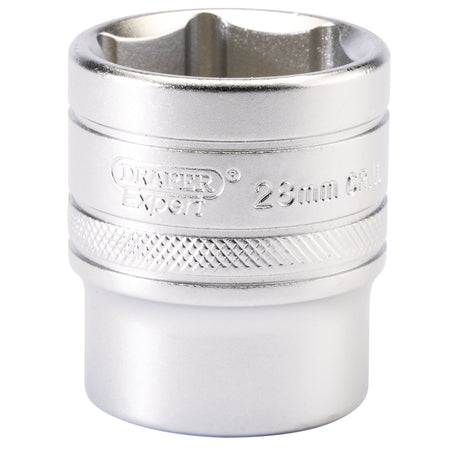 6-Point-Metric-Socket,-1/2"-Sq.-Dr.,-28mm