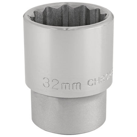 12-Point-Socket,-3/4"-Sq.-Dr.,-32mm