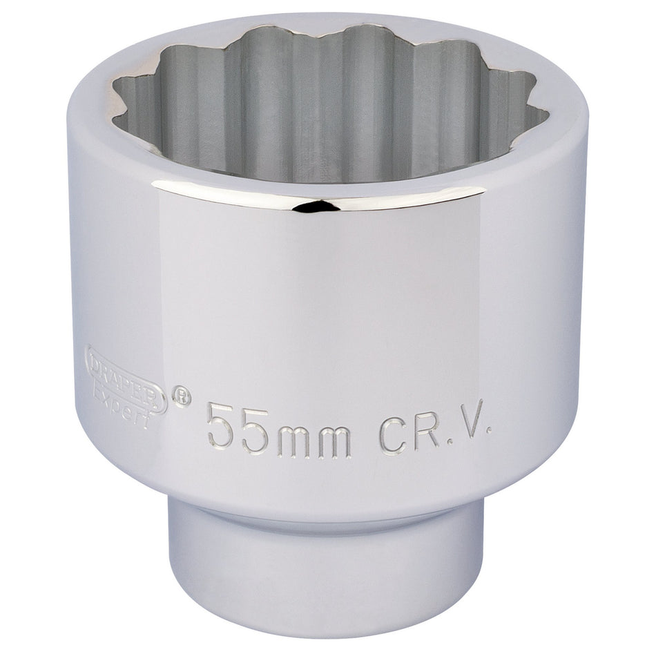 12-Point-Socket,-3/4"-Sq.-Dr.,-55mm
