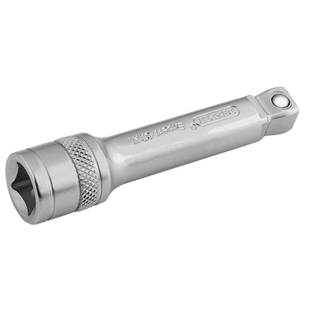 Satin-Chrome-Wobble-Extension-Bar,-3/8"-Sq.-Dr.,-75mm