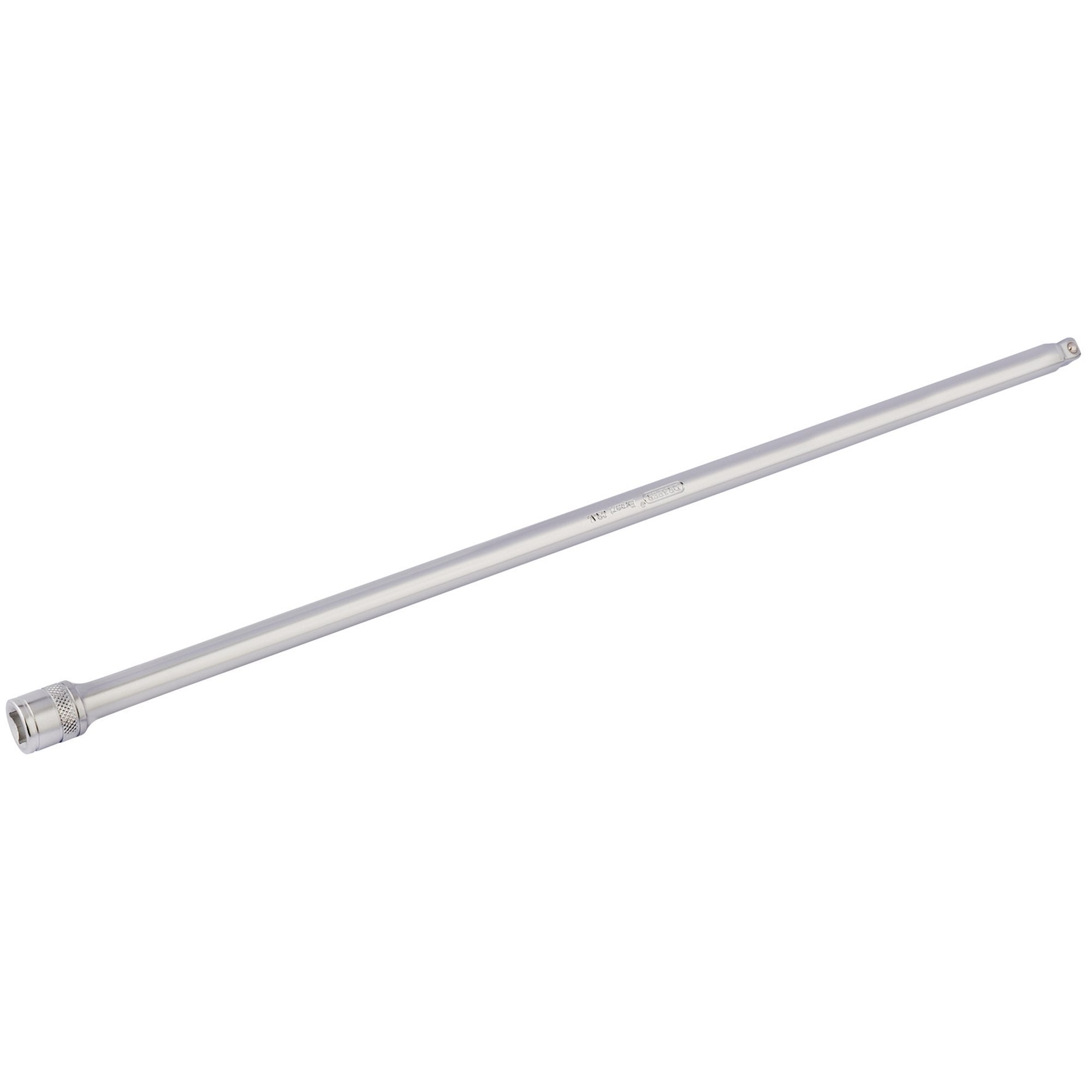 Satin-Chrome-Wobble-Extension-Bar,-3/8"-Sq.-Dr.,-450mm