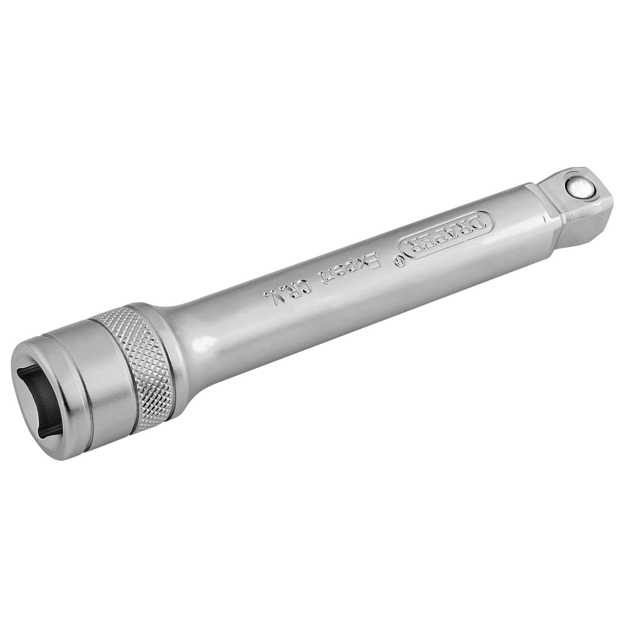 Satin-Chrome-Wobble-Extension-Bar,-1/2"-Sq.-Dr.,-125mm