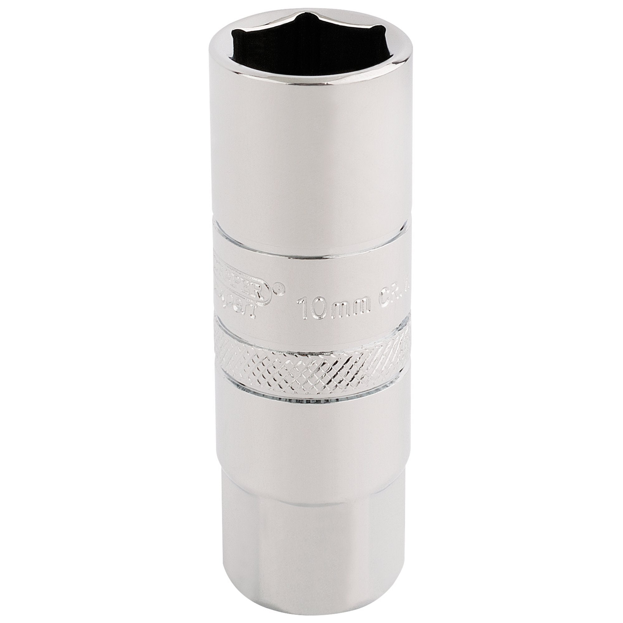 10mm-Thread-6-Point-Spark-Plug-Socket,-3/8"-Sq.-Dr.,-16mm