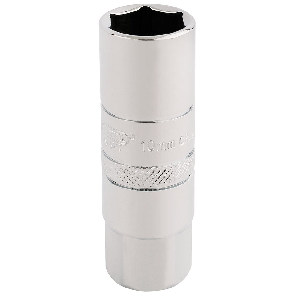 10mm-Thread-6-Point-Spark-Plug-Socket,-3/8"-Sq.-Dr.,-16mm