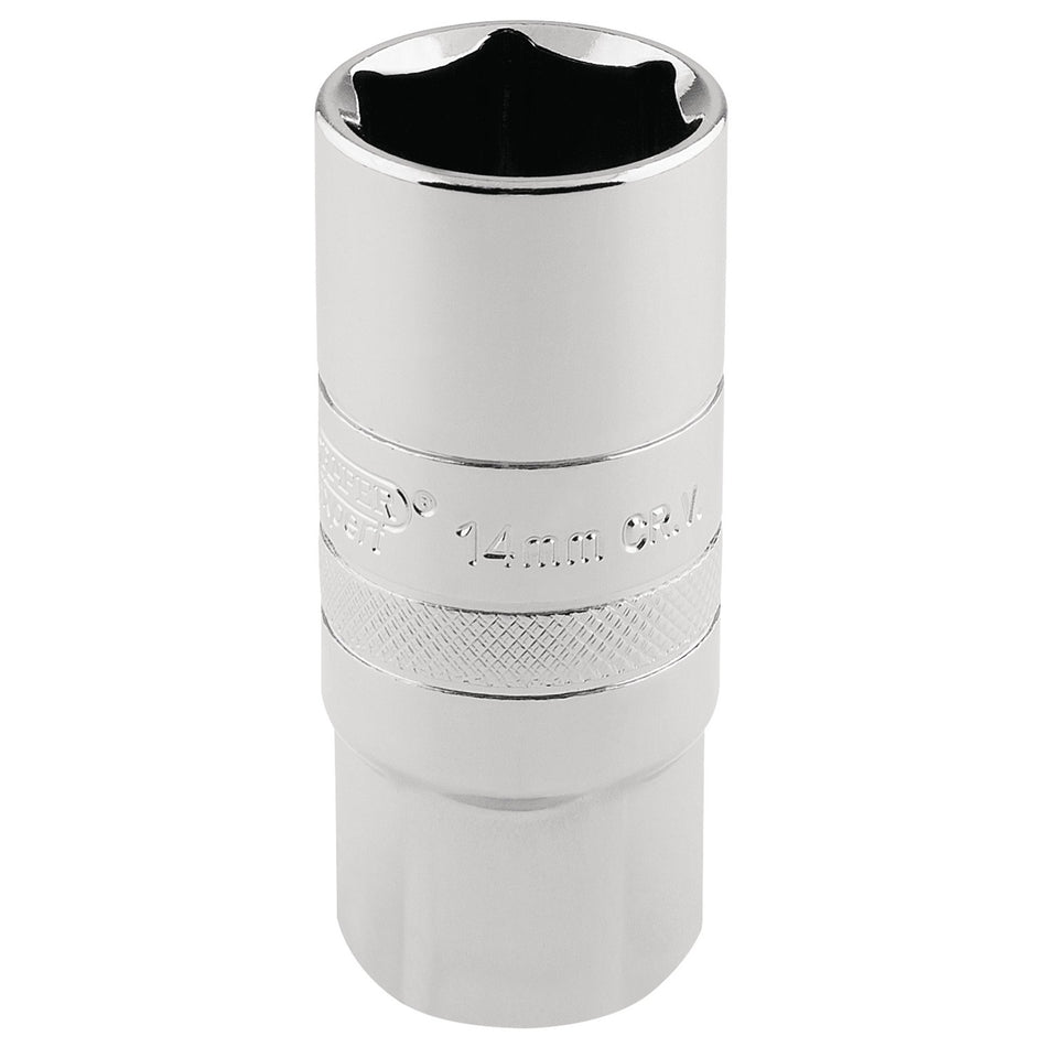 14mm-Thread-6-Point-Spark-Plug-Socket,-1/2"-Sq.-Dr.,-21mm