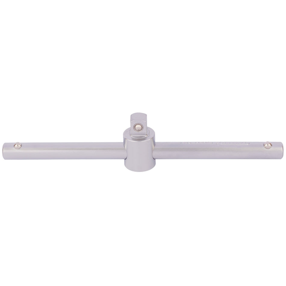 Satin-Chrome-Sliding-T-Bar,-3/8"-Sq.-Dr.