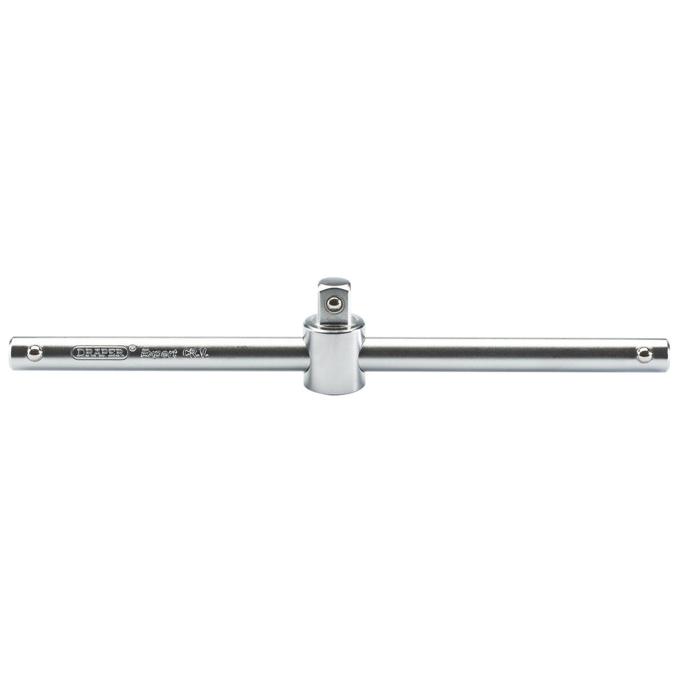 Satin-Chrome-Sliding-T-Bar,-1/2"-Sq.-Dr.