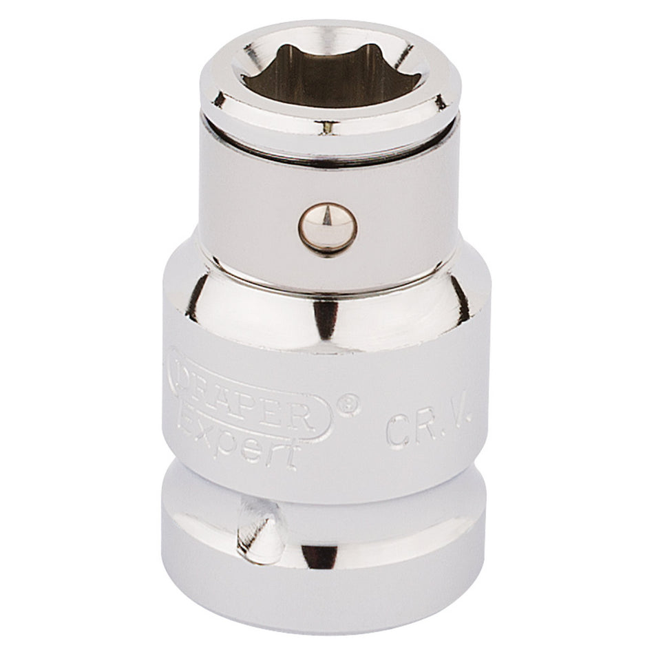 Screwdriver-Bit-Holding-Socket,-1/2"-Sq.-Dr.-x-10mm-Hexagon