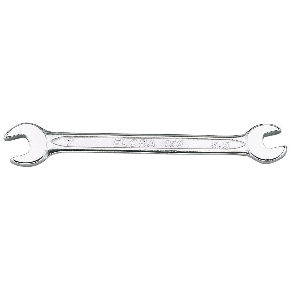 Elora-Midget-Double-Open-Ended-Spanner,-5.5-x-7mm