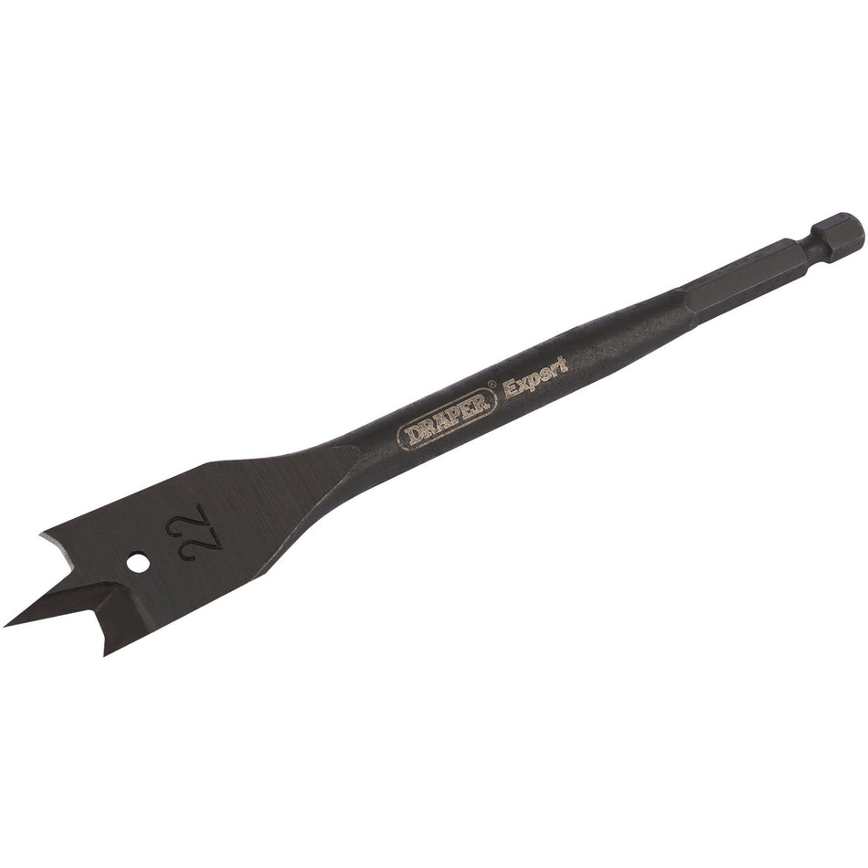 Draper-Expert-Flat-Wood-Bit,-22-x-150mm