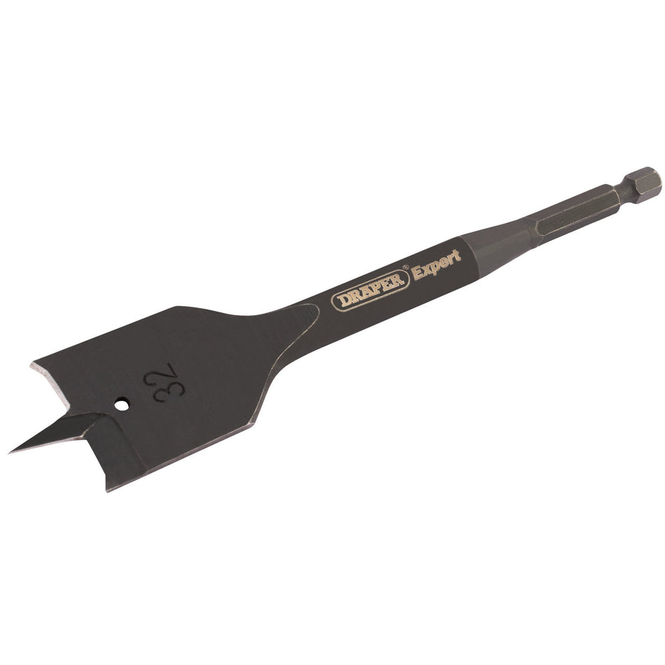 Draper-Expert-Flat-Wood-Bit,-32-x-150mm
