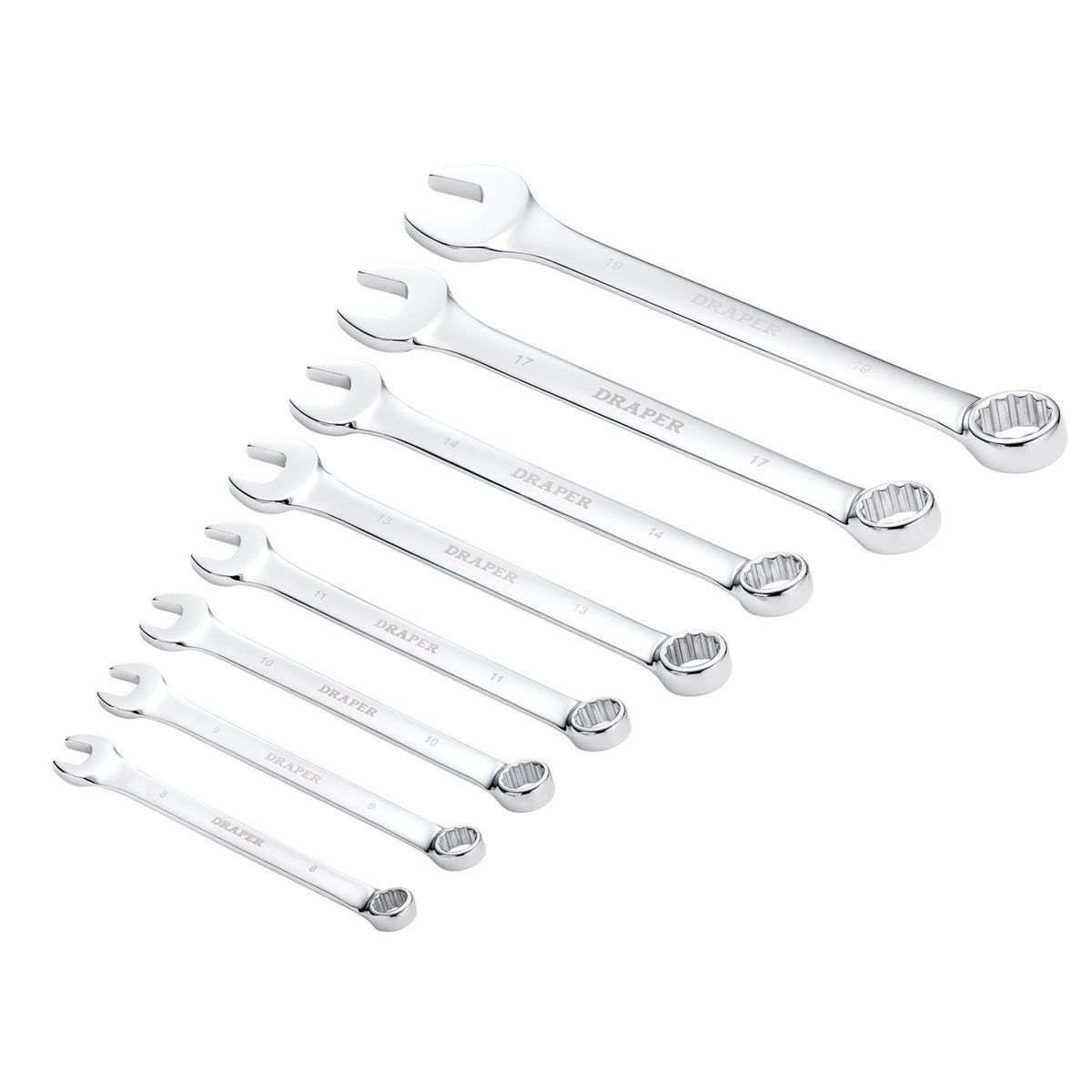 Draper-HI-TORQ®-Metric-Combination-Spanner-Set-(8-Piece)