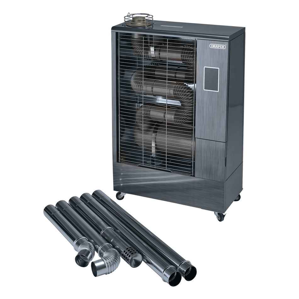 230V-Far-Infrared-Diesel-Heater-with-Flue-Kit,-40,000-BTU/11.6kW