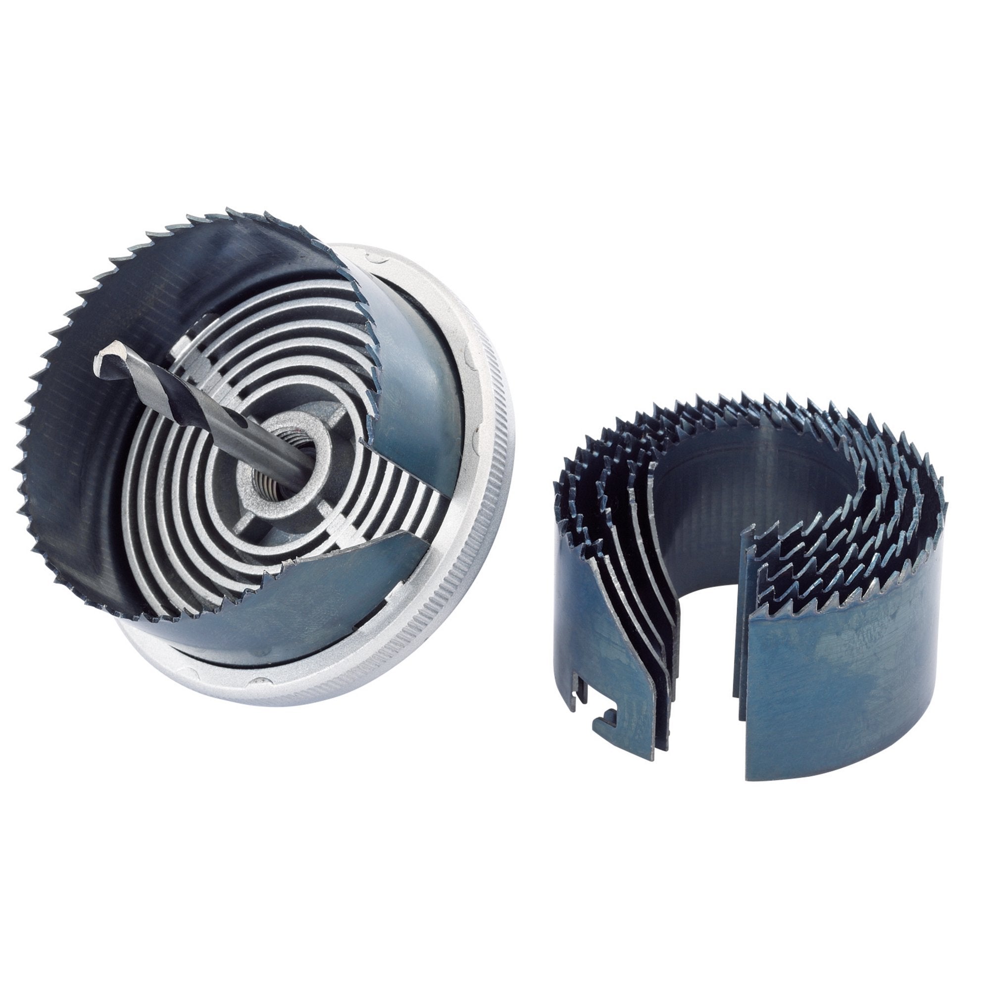 Carbon-Steel-Holesaw-Kit-for-Wood-and-Plastics,-32---64mm-(7-Piece)