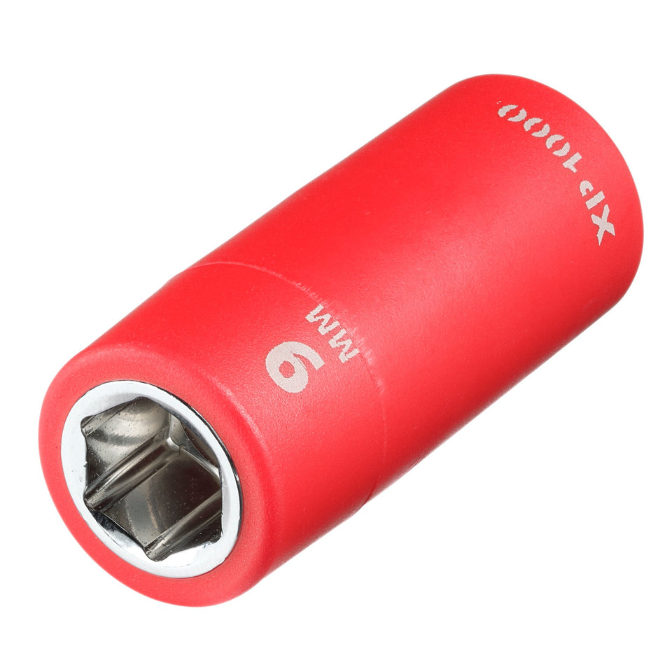 XP1000®-VDE-Socket,-1/4"-Sq.-Dr.,-9mm