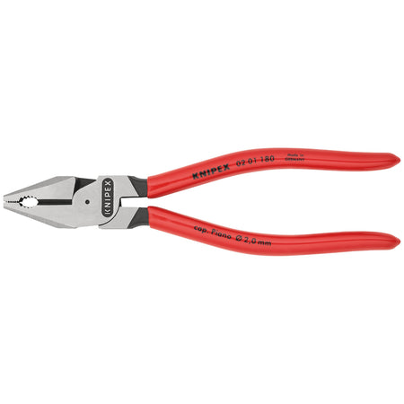 KNIPEX-02-01-180-High-Leverage-Combination-Pliers,-180mm