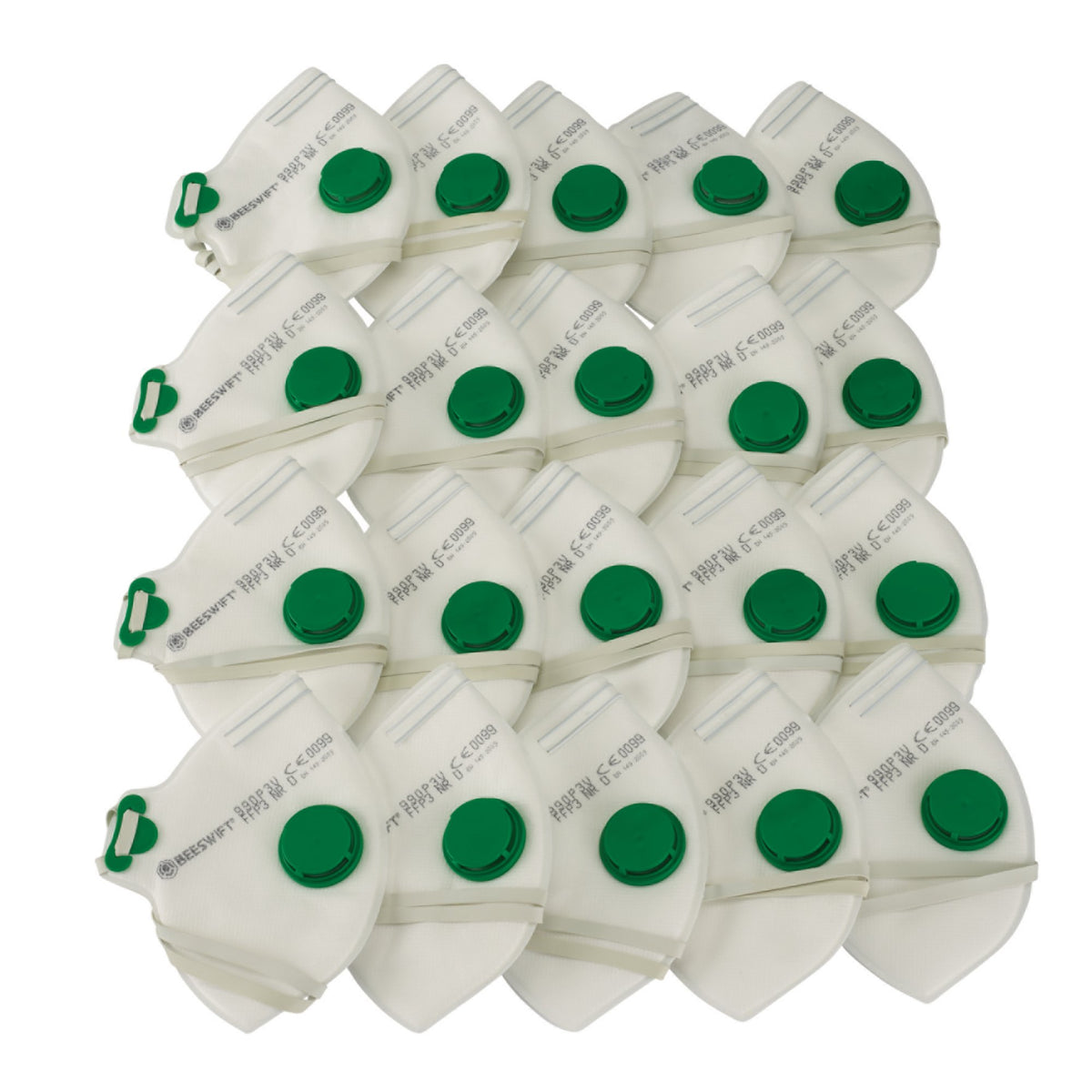FFP3-Fold-Flat-Mask-SI-MOD,-White-(Pack-of-20)