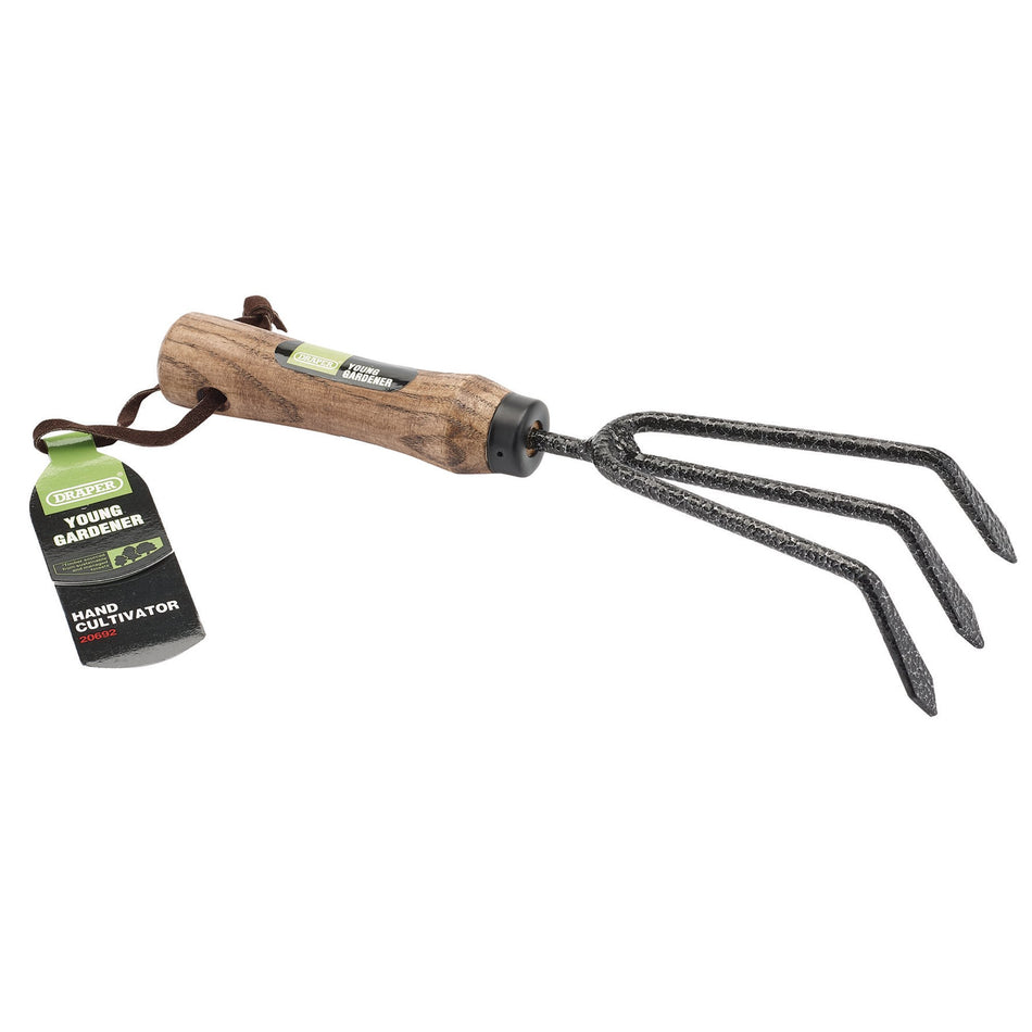 Young-Gardener-Hand-Cultivator-with-Ash-Handle
