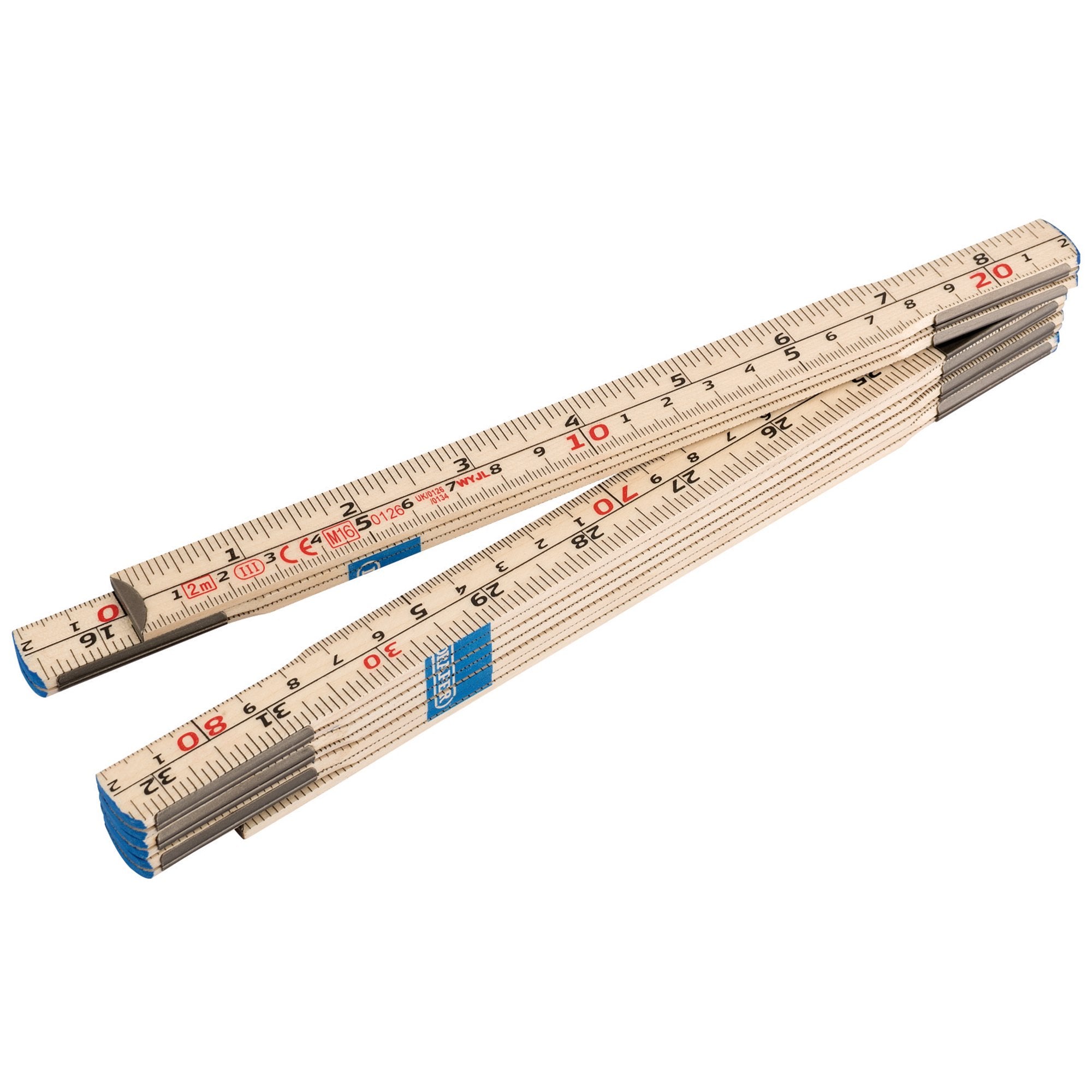 Folding-Wood-Rule,-2m
