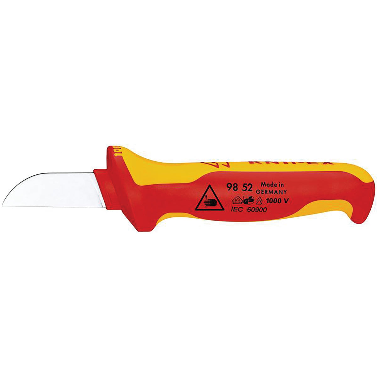 KNIPEX-98-52-Cable-Knife-insulating-multi-component-handle,-VDE-tested,-190mm