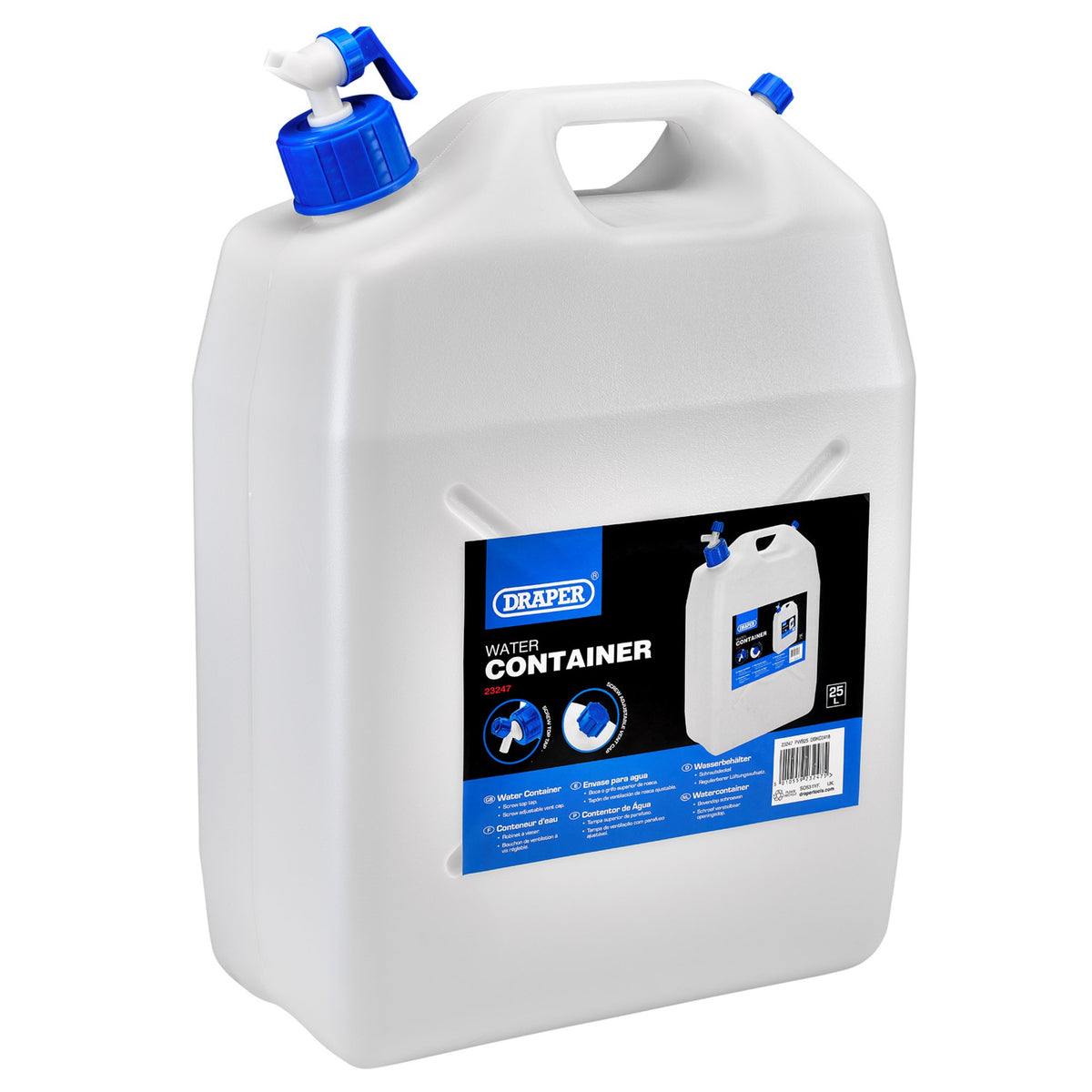 Container With Tap Water Container with Tap, 25L – CONJOINT THAICO