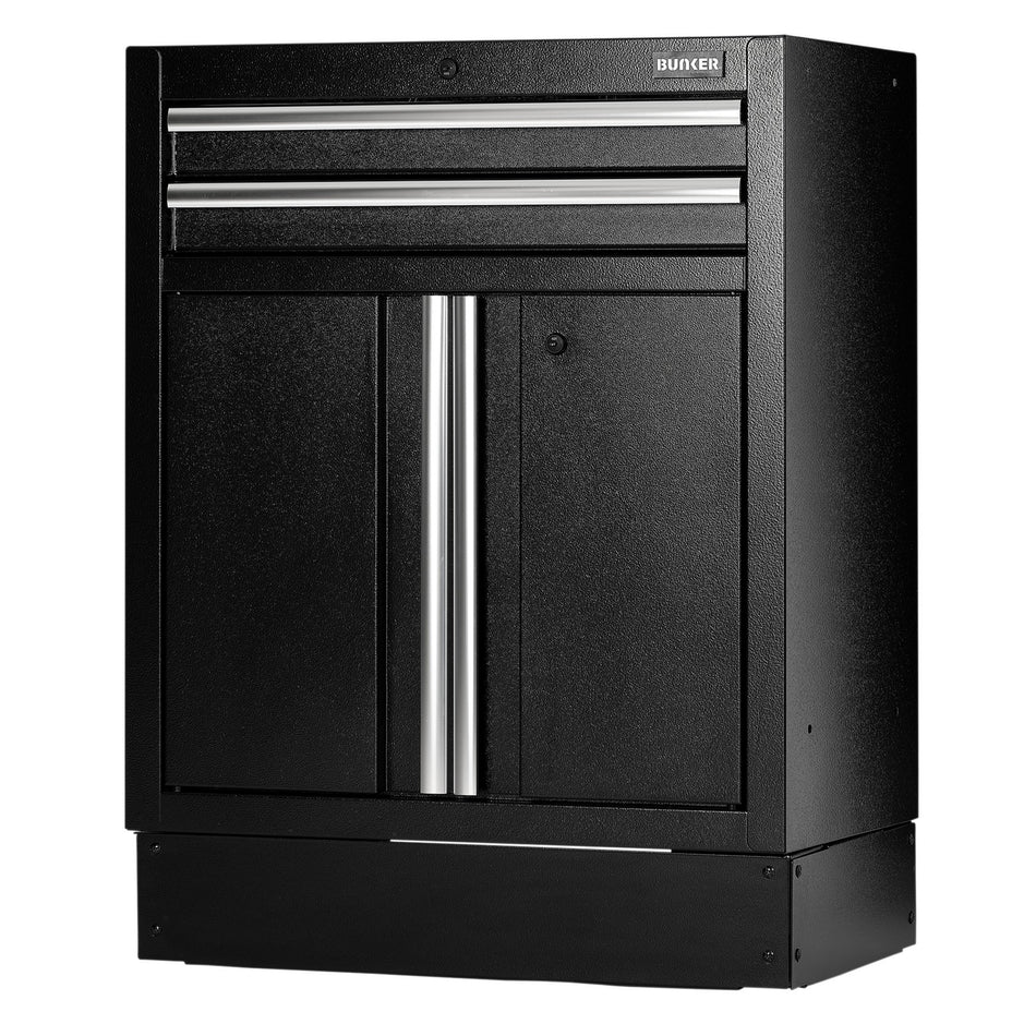 BUNKER®-Modular-Floor-Cabinet,-2-Drawer,-2-Door,-680mm