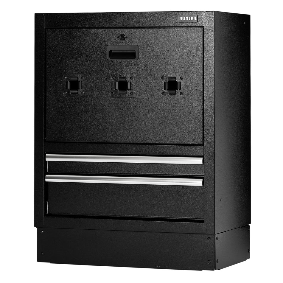 BUNKER®-Modular-Floor-Reel-Cabinet,-2-Drawer,-680mm