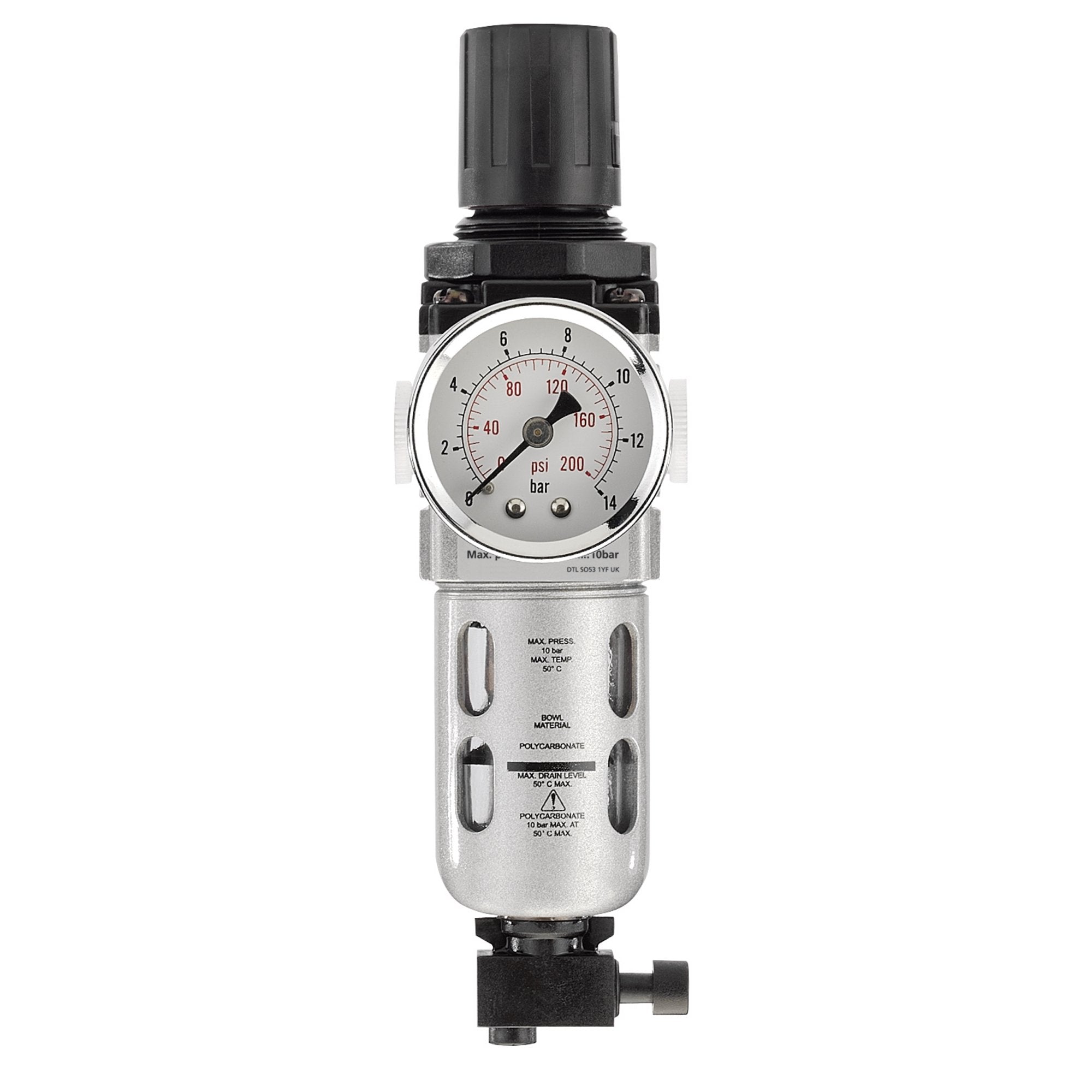 1/4"-BSP-Combined-Filter/Regulator-Unit