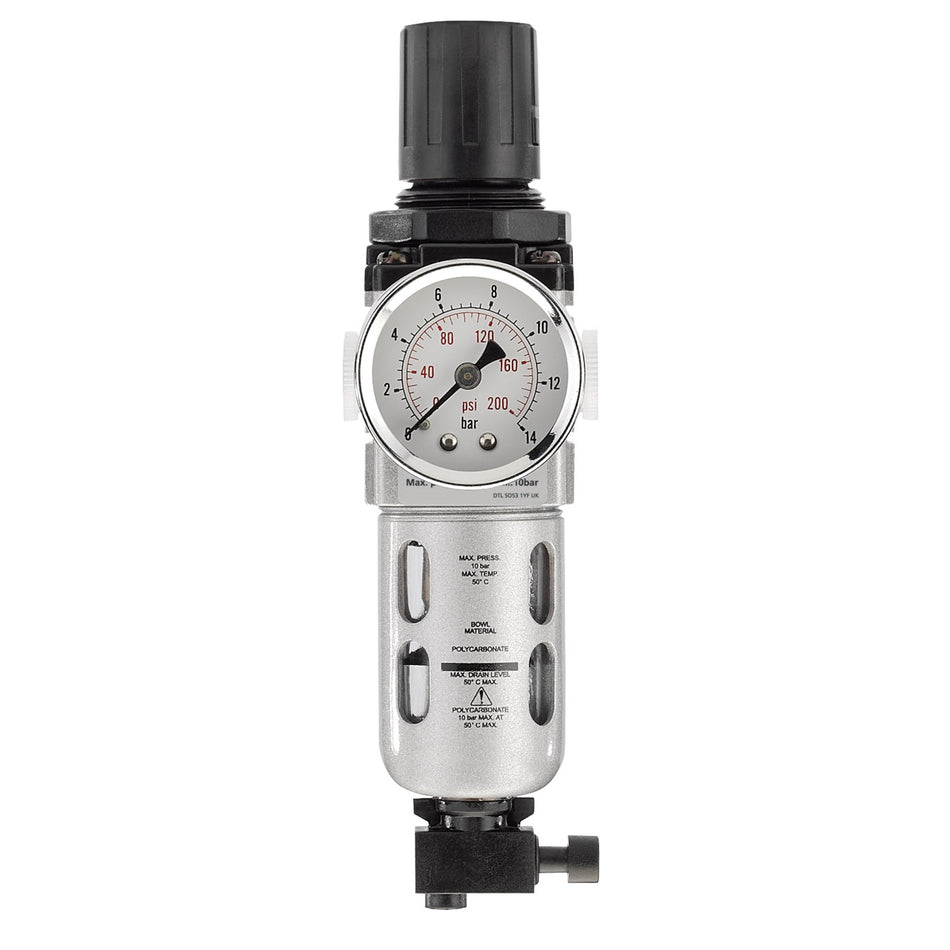 1/4"-BSP-Combined-Filter/Regulator-Unit