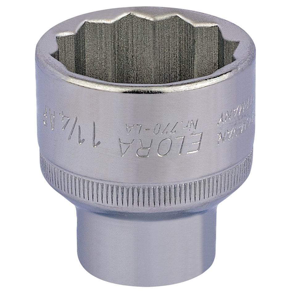 Elora-Bi-Hexagon-Socket,-1/2"-Sq.-Dr.,-1.1/4"